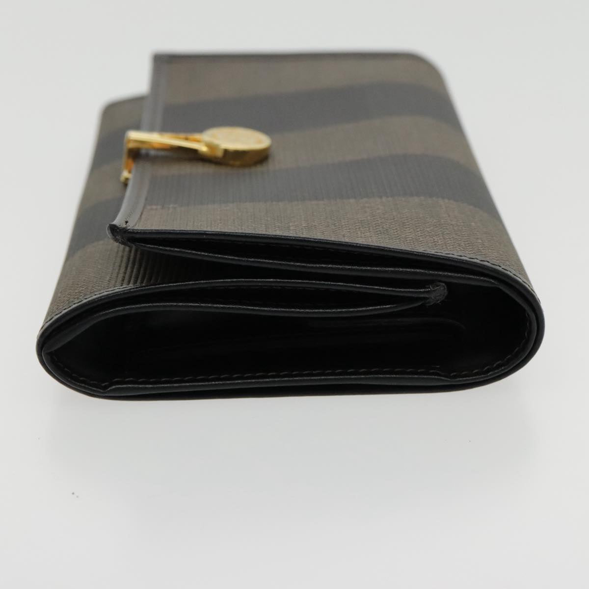 FENDI Pecan Canvas Wallet Black Brown Black Brown 94161