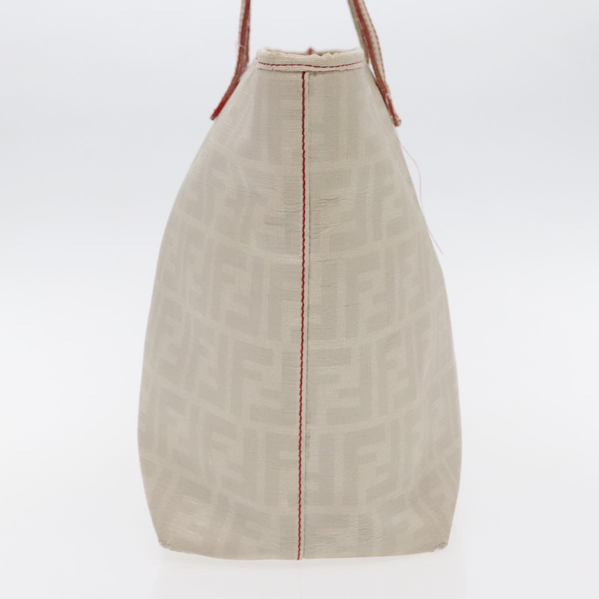 FENDI Zucca Canvas Tote Bag White 94234