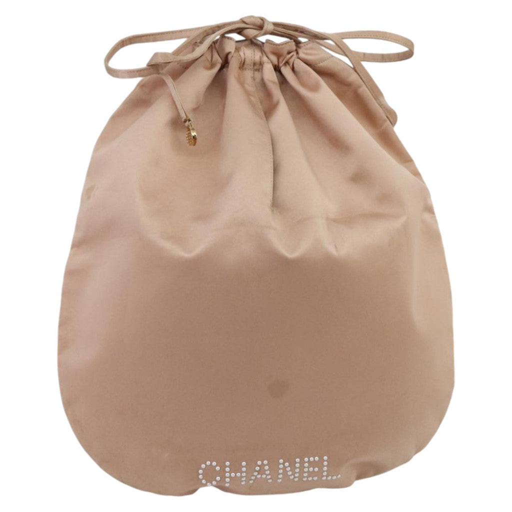 CHANEL Hand Bag Nylon Pink CC 94283