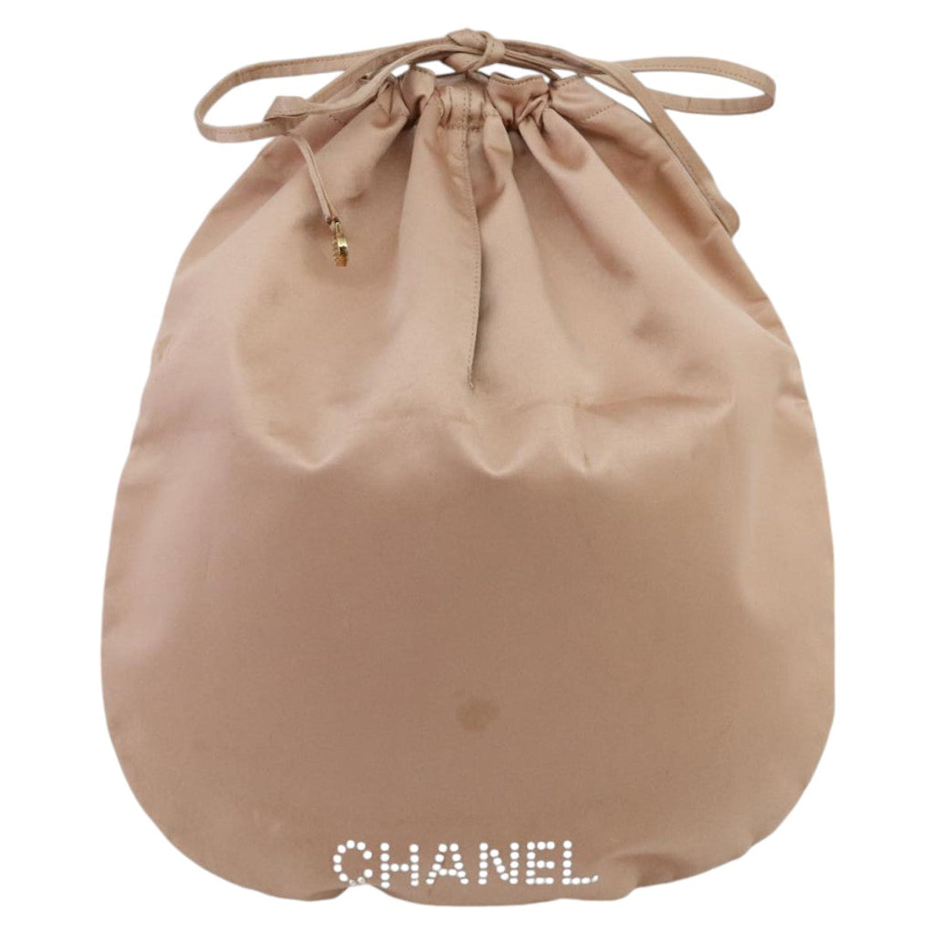 CHANEL Hand Bag Nylon Pink CC 94283
