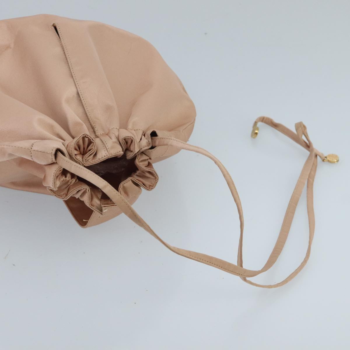 CHANEL Hand Bag Nylon Pink CC 94283