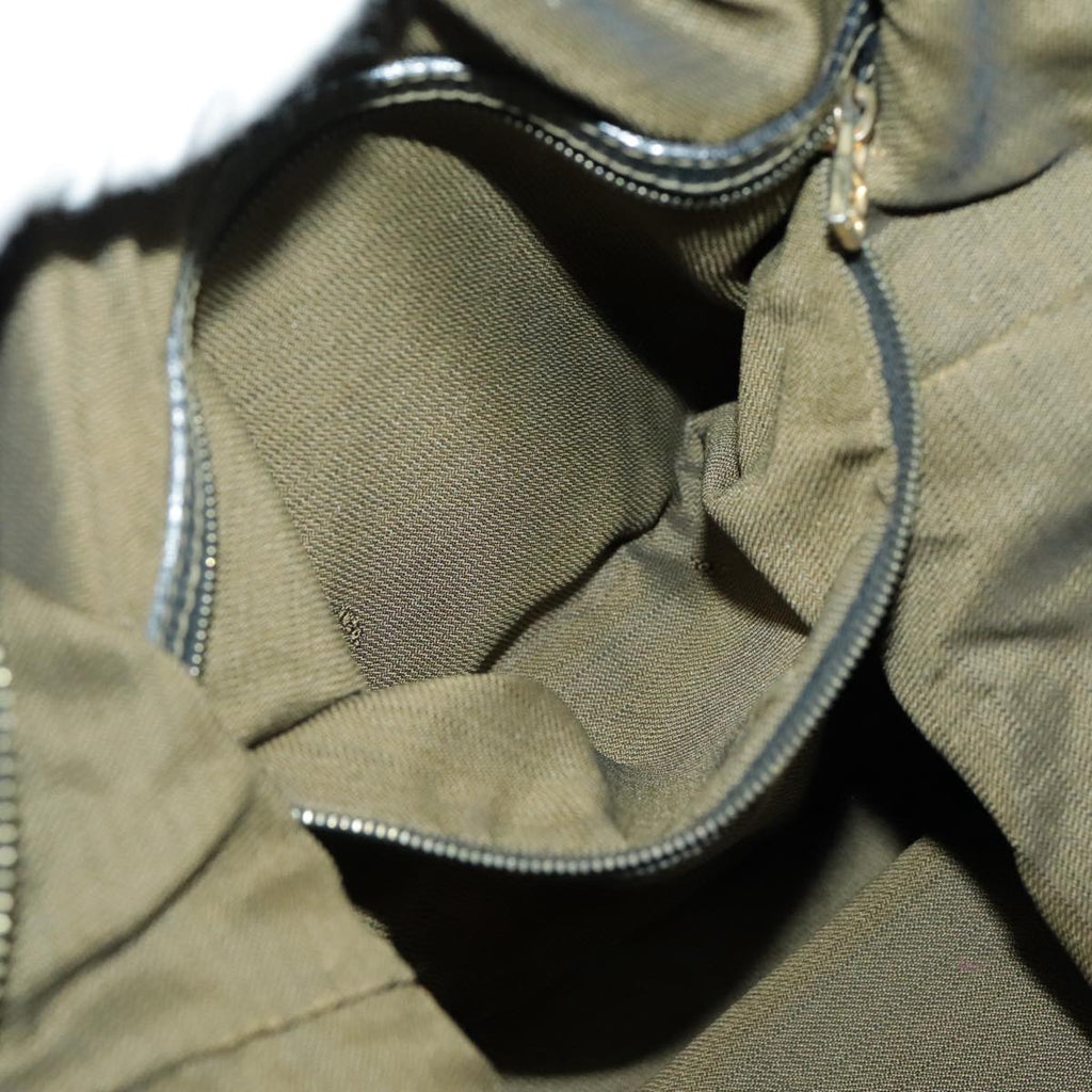 FENDI Zucca Canvas Backpack Brown Black Gold 94295