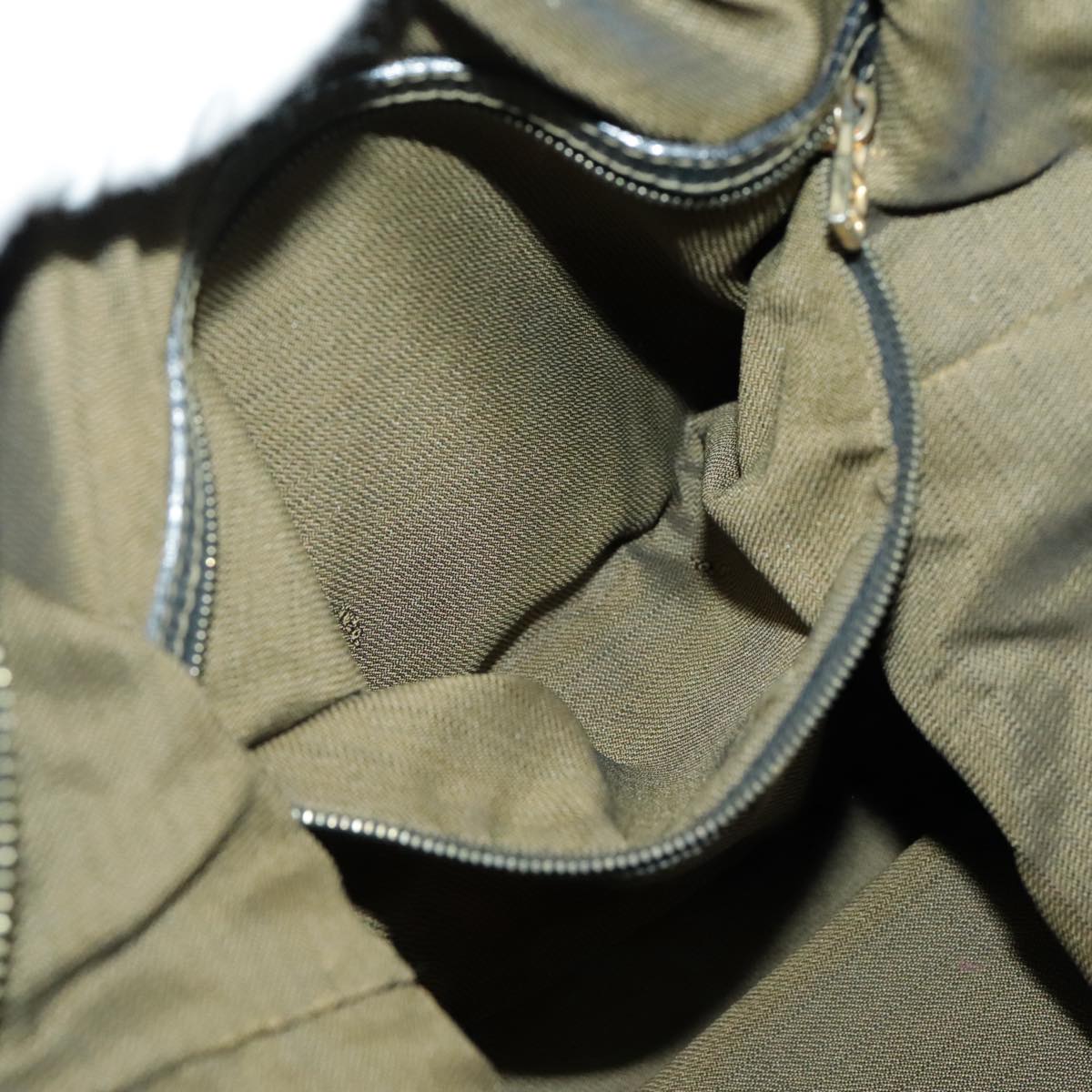 FENDI Zucca Canvas Backpack Brown Black Gold 94295