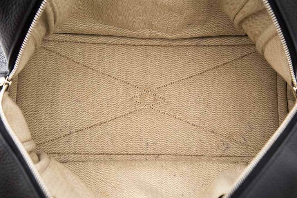 HermÃƒÆ’Ã‚Â¨s Victoria Black Togo Leather Handbag
