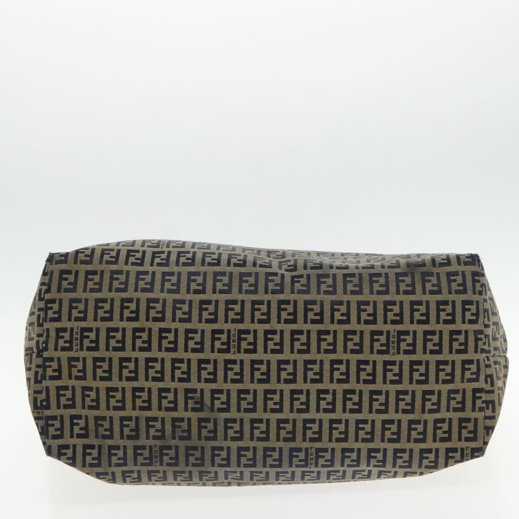 FENDI Zucchino Canvas Tote Bag Navy 94430
