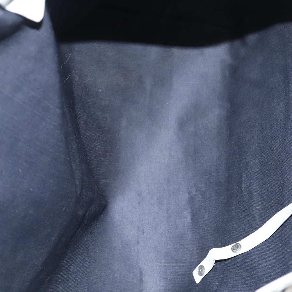 FENDI Zucchino Canvas Tote Bag Navy 94430