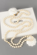 Collier / sautoir de perles nacrÃƒÆ’Ã‚Â©es Chanel