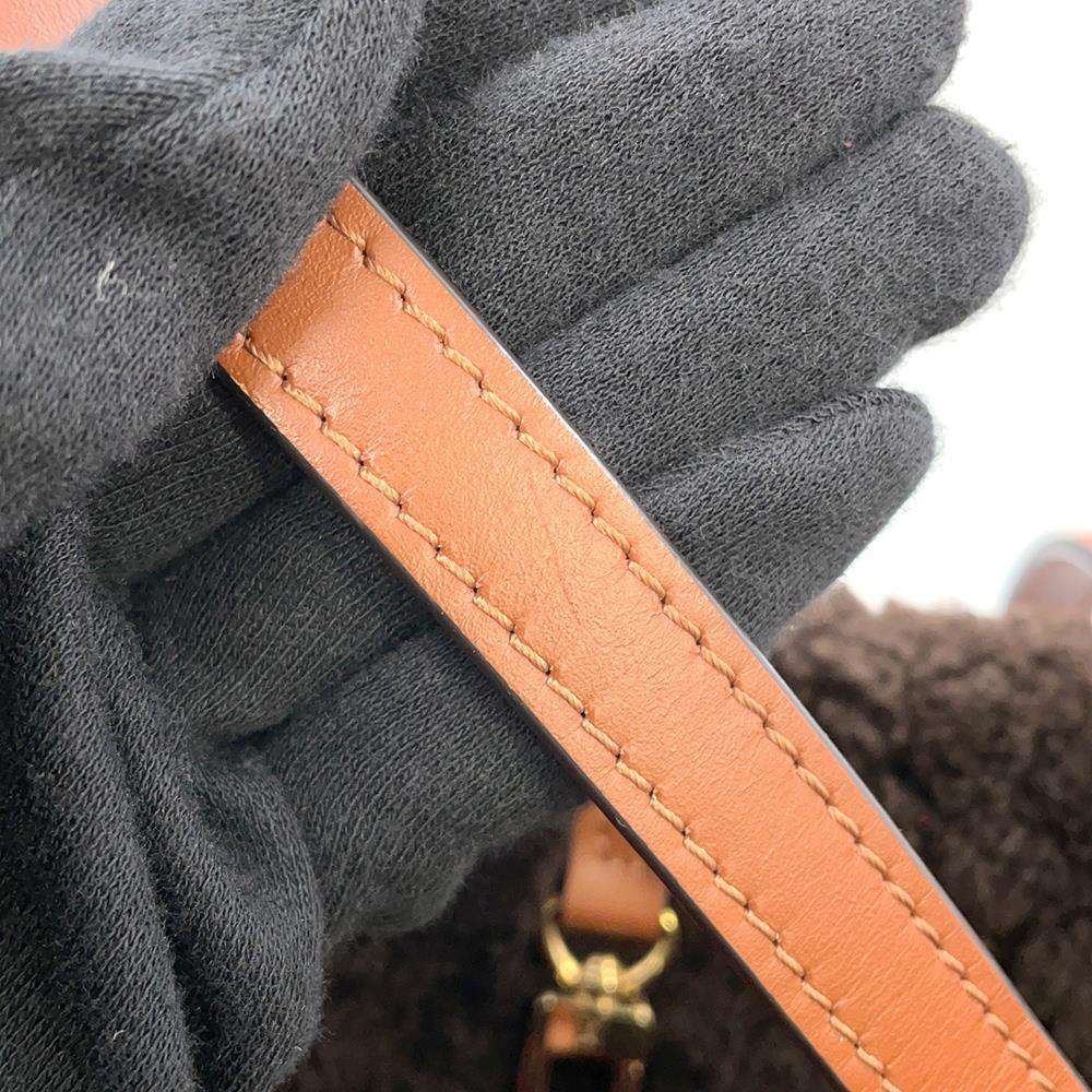 LOUIS VUITTON Onthego Brown/Beige M55420 Monogram / Teddy Size GM