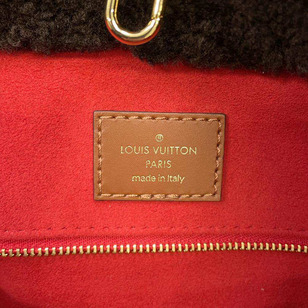 LOUIS VUITTON Onthego Brown/Beige M55420 Monogram / Teddy Size GM