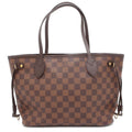 LOUIS VUITTON Neverfull Red N41359 Damier Ebene Canvas Size PM