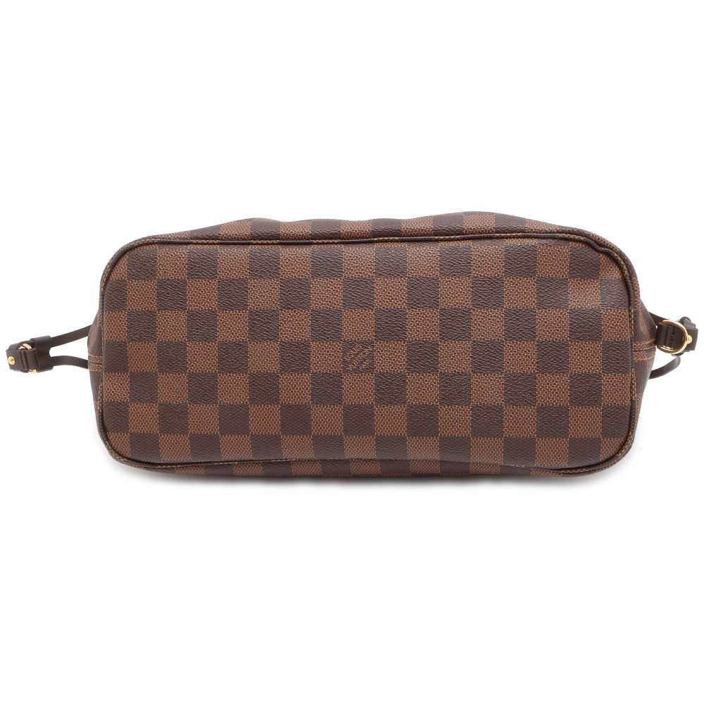 LOUIS VUITTON Neverfull Red N41359 Damier Ebene Canvas Size PM