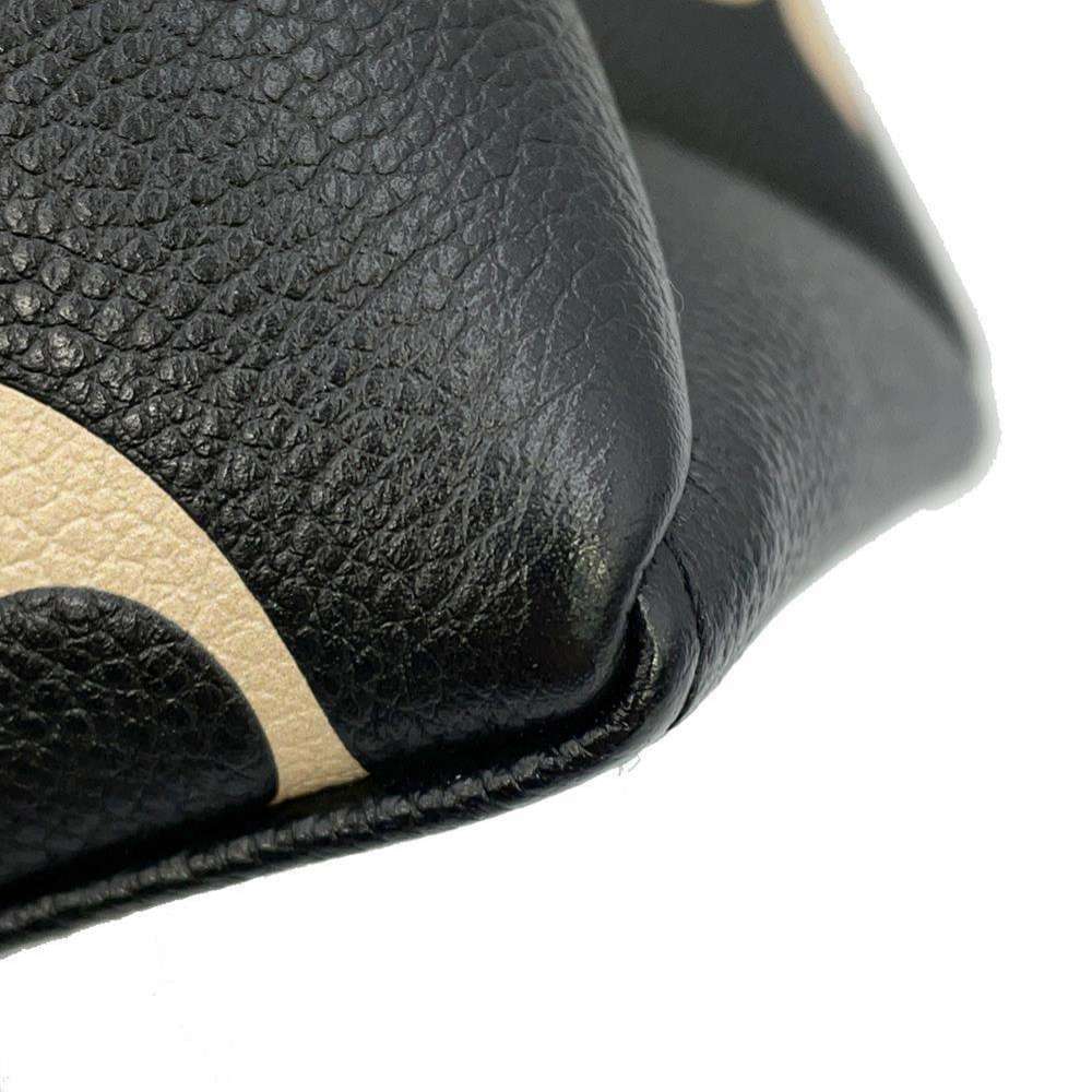 LOUIS VUITTON Petit Palais Black/Beige M58913 Bicolor Monogram Empreinte Leather Size PM