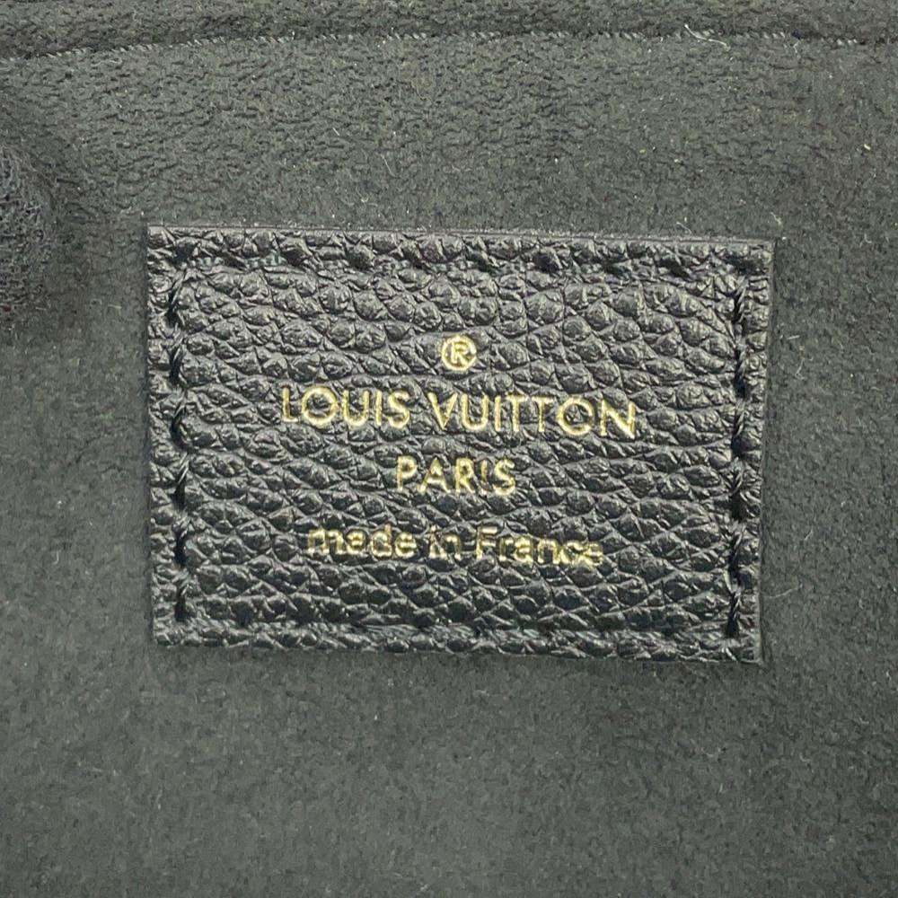 LOUIS VUITTON Petit Palais Black/Beige M58913 Bicolor Monogram Empreinte Leather Size PM