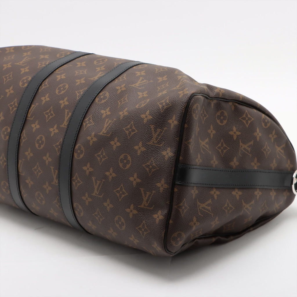 Louis Vuitton Monogram Makassar Keepall Bandouliere 45 M56711 Initial entrance to
