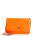 CHANEL Wallet on Chain Quilted Patent