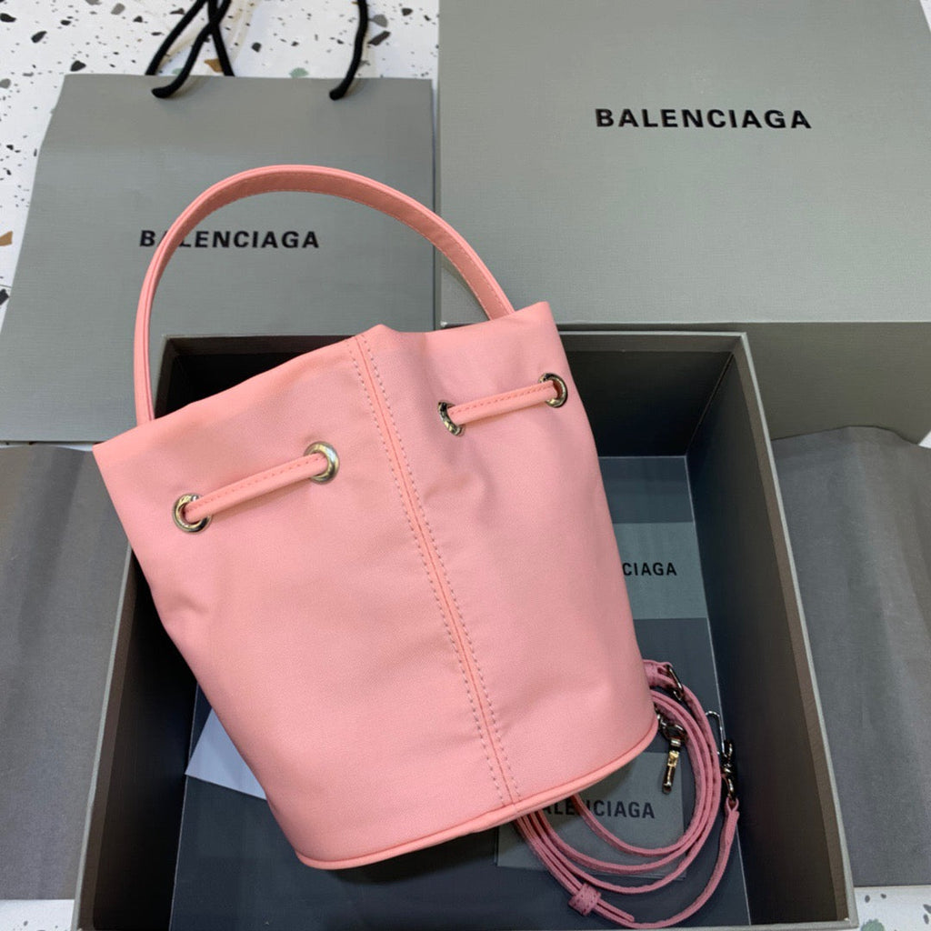 Balen Le Cagole MeGLAMIum Bucket Bag In Light Pink, For Women,  Bags 11.8in/30cm