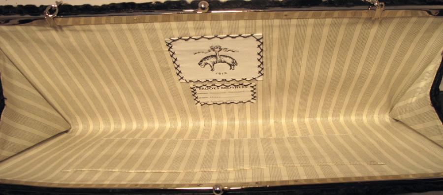 Brooks Brothers Black Swarkara Oversized Clutch