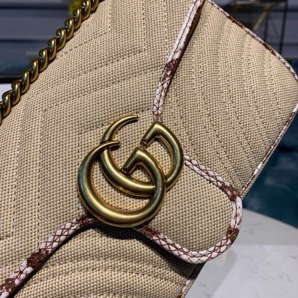 Glami Marmont Raffia Straw Shoulder Bag Cream/Brown/Beige Glami Chevron MatelassÃƒÂ© Raffia Effect Fabric For Women 10in/26cm Glami  Ã¢â‚¬Å½443497