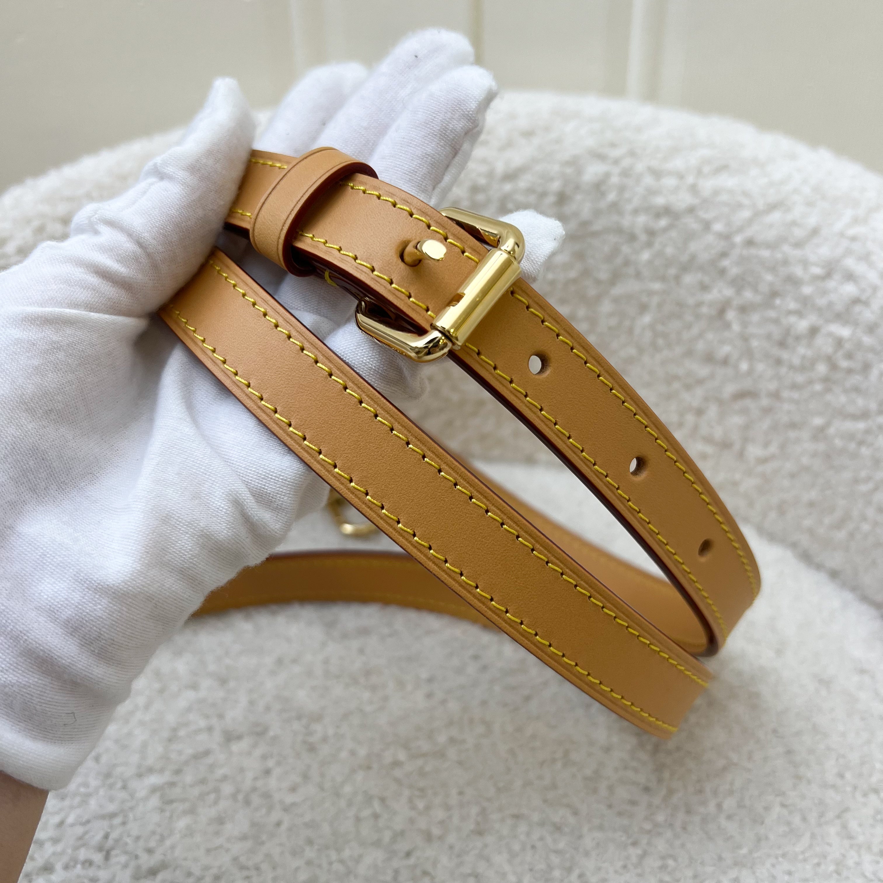 LV Speedy 25 Bandouliere in Beige Monopaname Canvas and GHW