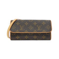 Louis Vuitton Monogram Twin Pochette PM M51854 Shoulder Bag