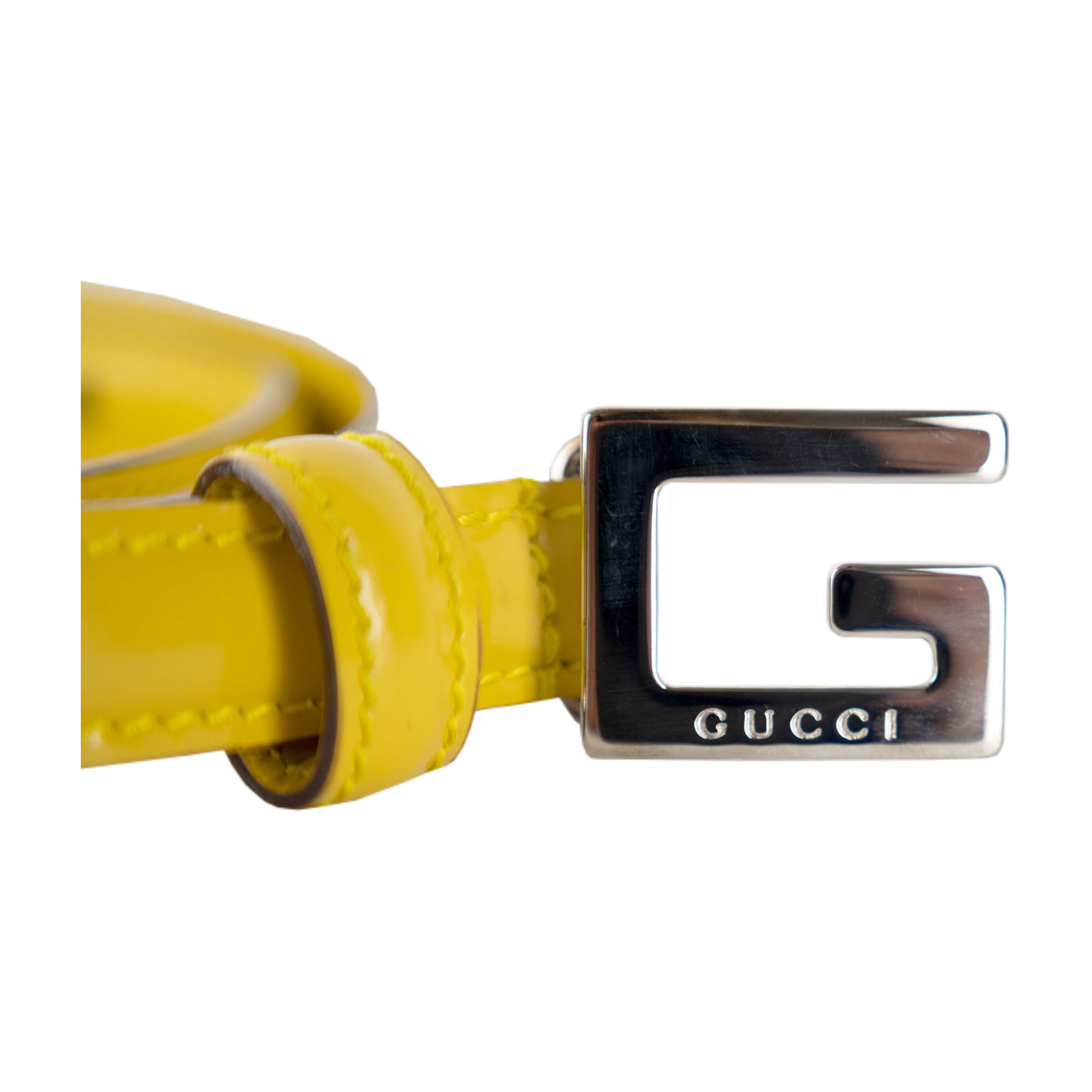 Gucci Yellow Belt - '90s