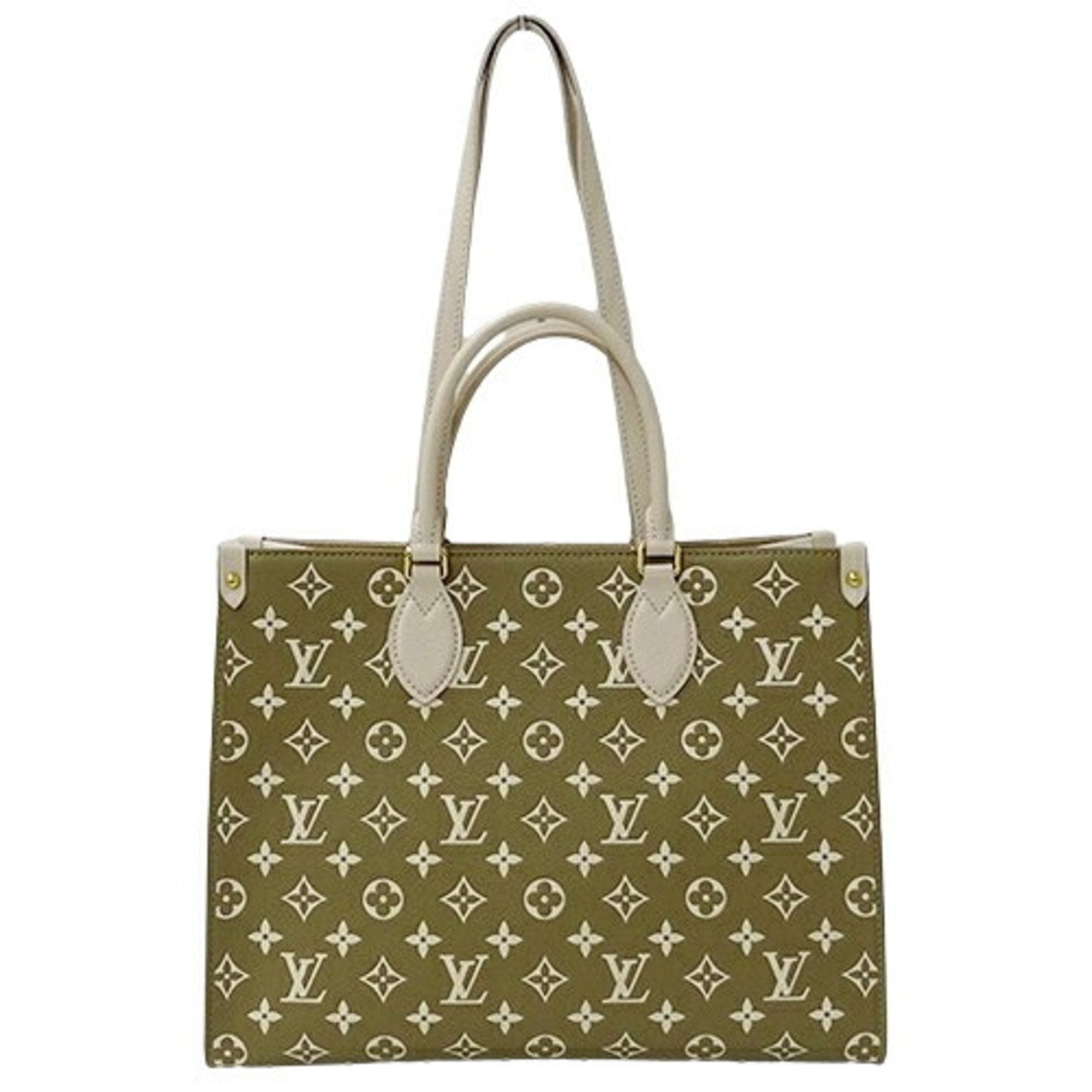 Louis Vuitton Onthego  Leather Tote Bag ()