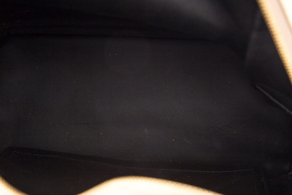 MCM Beige Leather Monogram Backpack