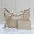 LV Loop Hobo in Creme Empreinte Leather and GHW (With Detachable Pouch)