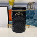 Glami LaGLAMIes Black Quilted Chain Belt Bag For Women 8in/21cm Glami 572298 0YKNX 1000