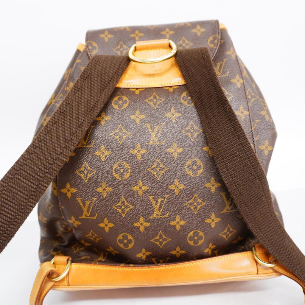 Louis Vuitton Montsouris Gm  Canvas Backpack Bag ()