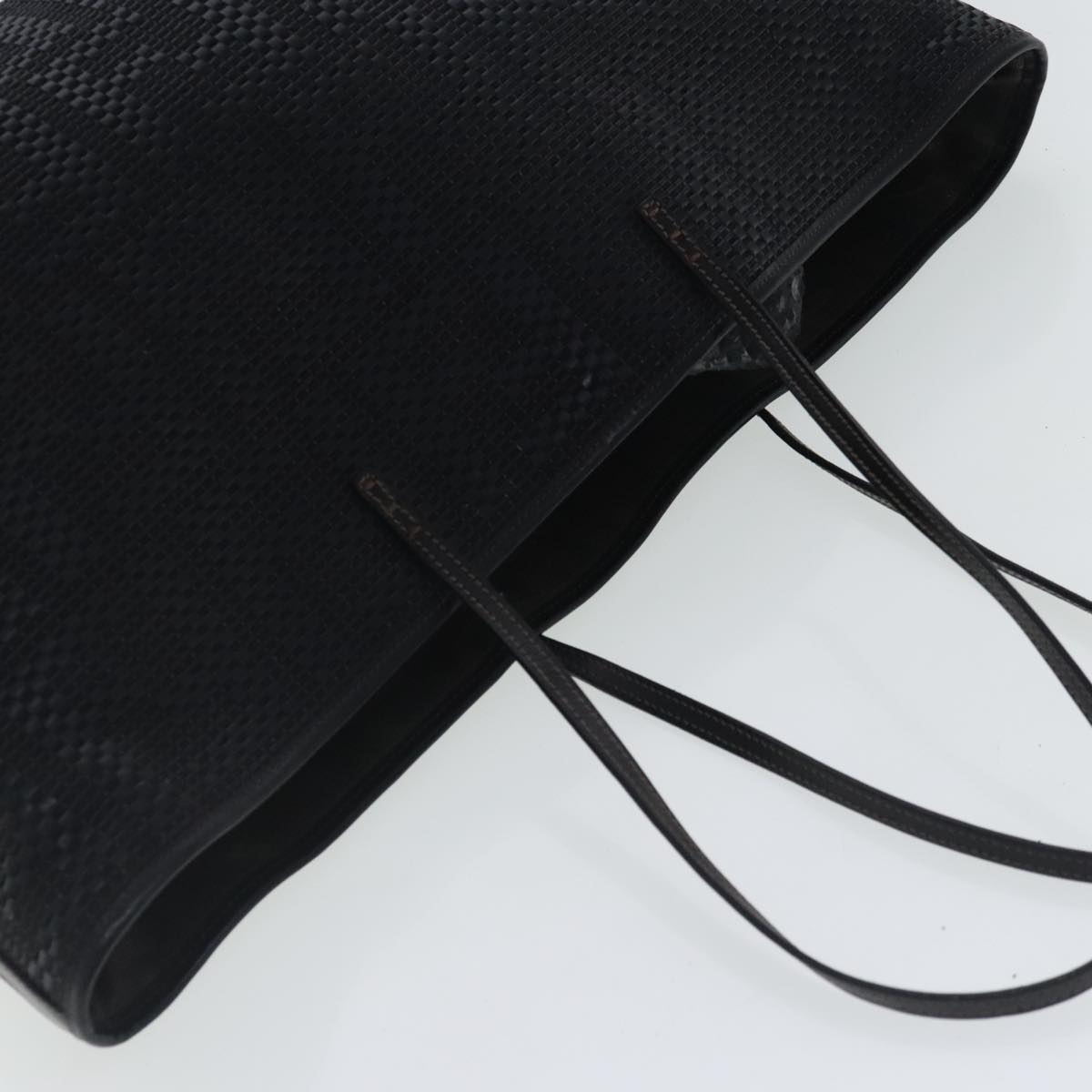 FENDI Zucca Canvas Tote Bag Leather Black 95342