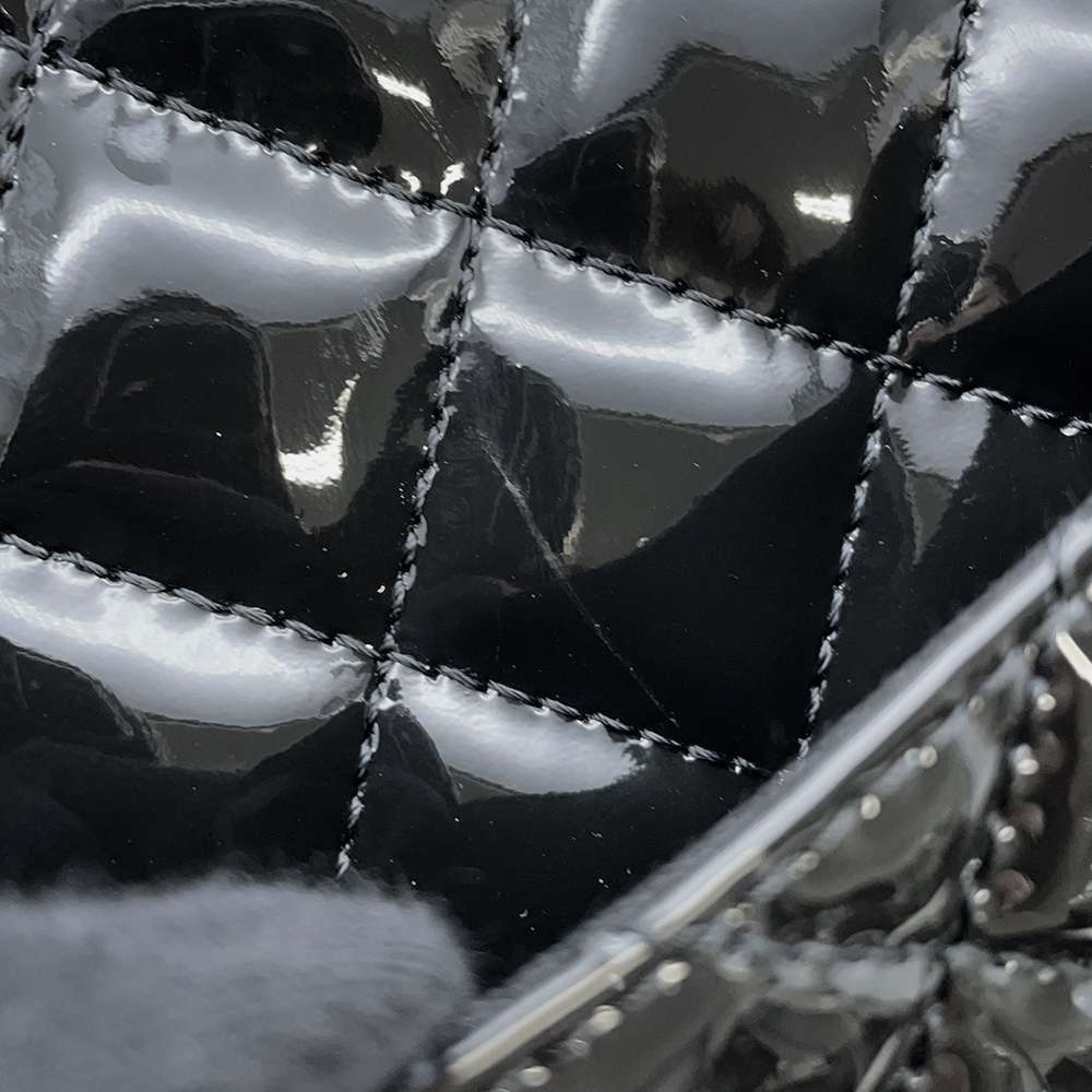 CHANEL 2wayChainHandbag BlackAS3969 Patent Leather