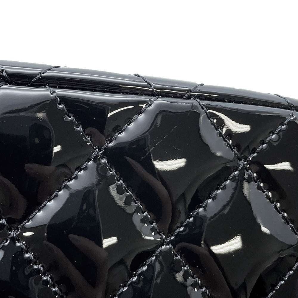 CHANEL 2wayChainHandbag BlackAS3969 Patent Leather
