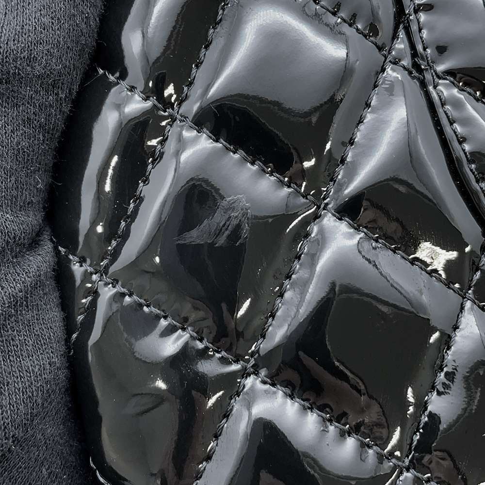 CHANEL 2wayChainHandbag BlackAS3969 Patent Leather