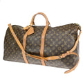 Louis Vuitton Keepall Bandoulière 60  Canvas Travel Bag
