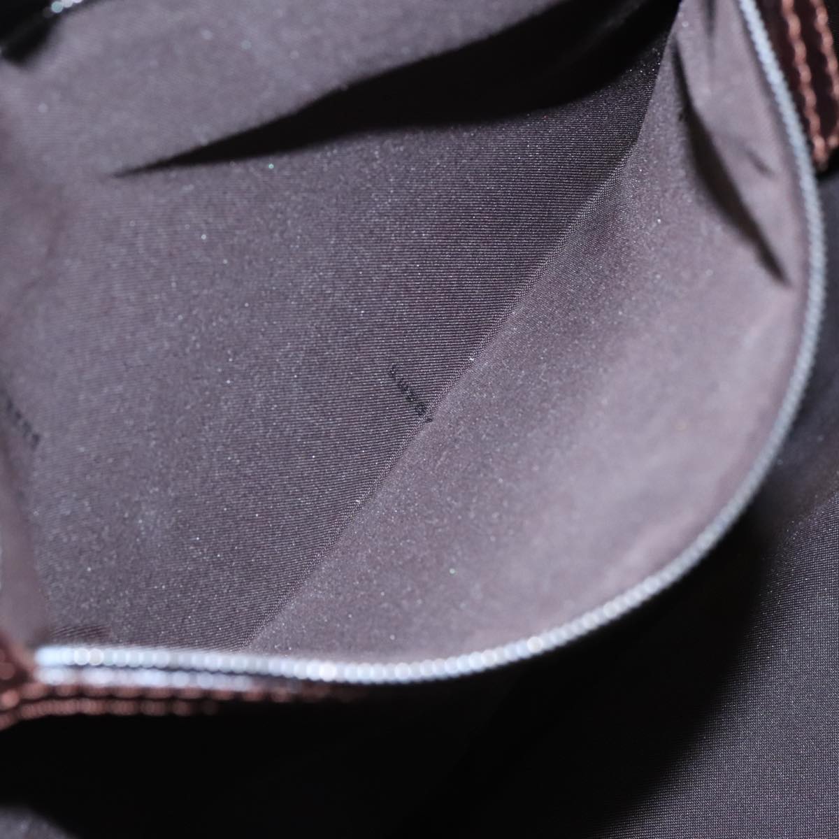 FENDI Zucca Canvas Tote Bag Brown Black 95503