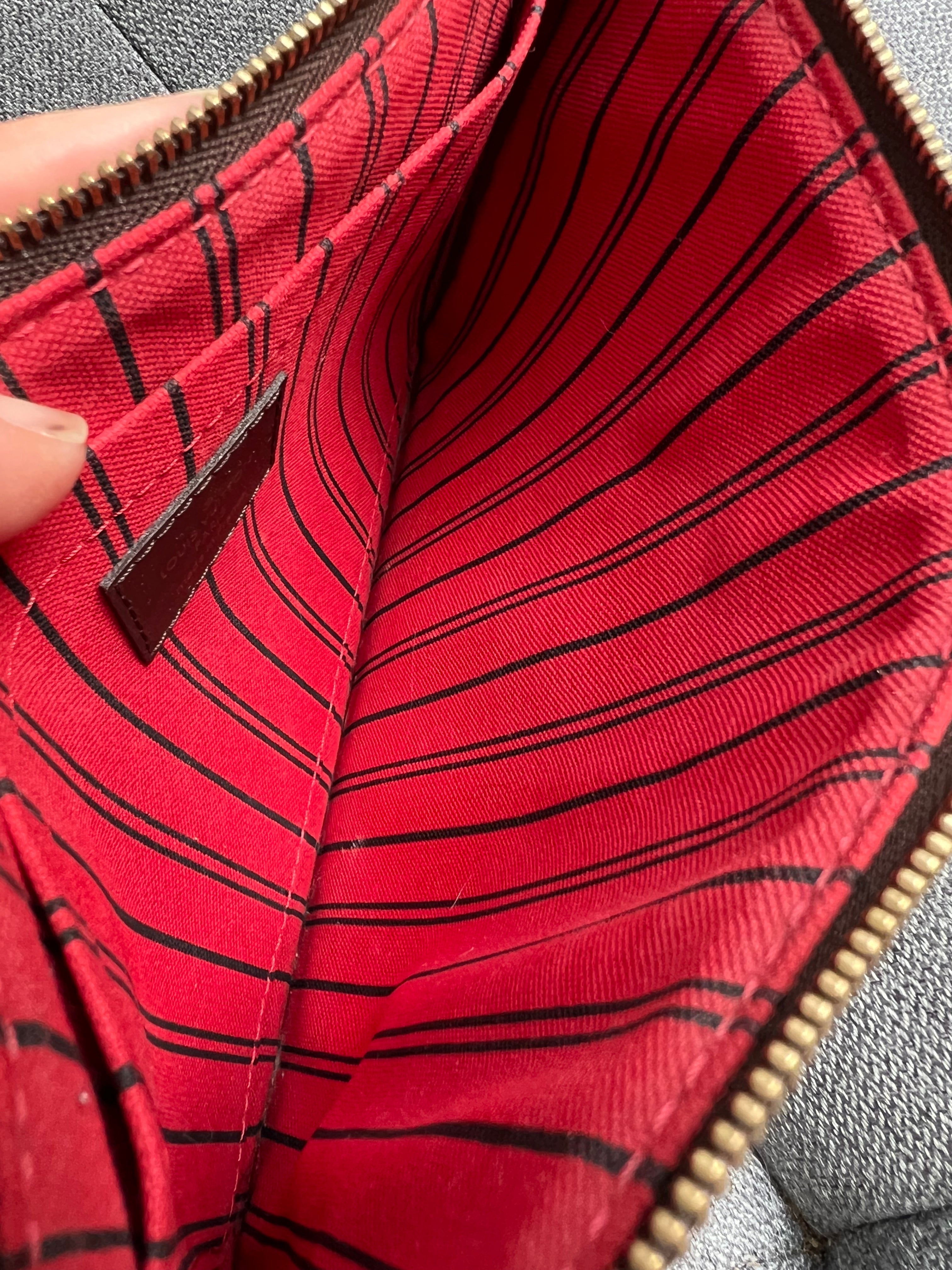 Louis Vuitton Pouch (from Neverfull) in Damier Ebene