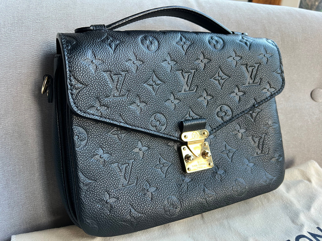 Louis Vuitton Pochette Metis Black Empreinte (RRP £2,110)