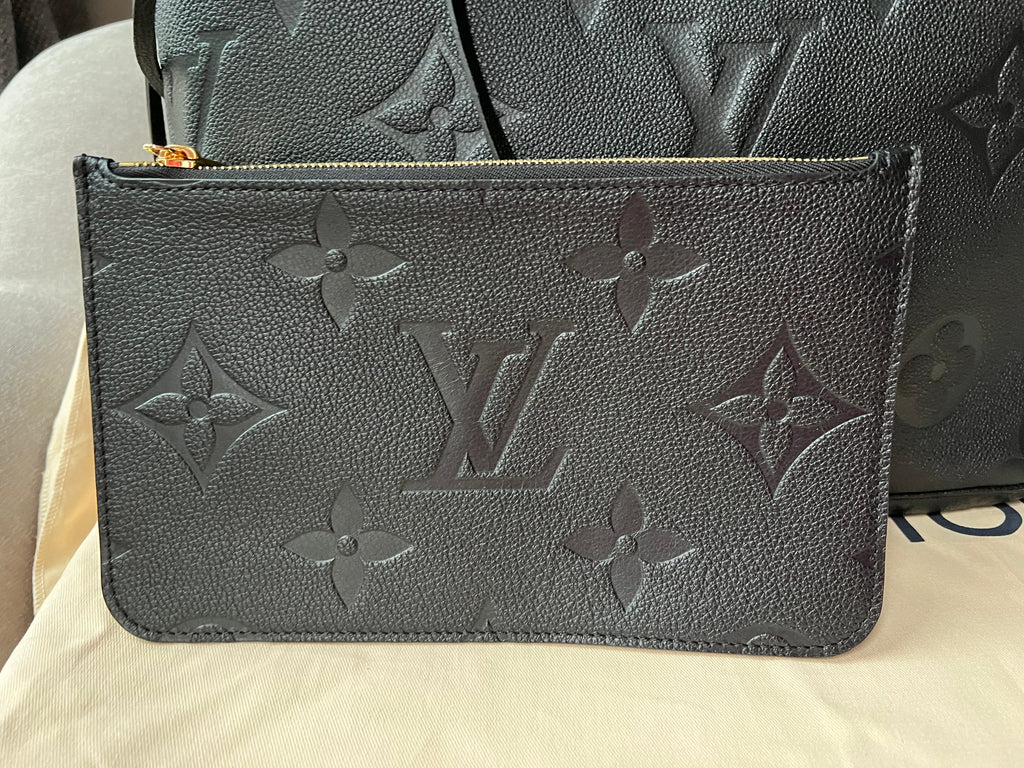 Louis Vuitton Neverfull MM Black Empreinte (RRP £1,940)