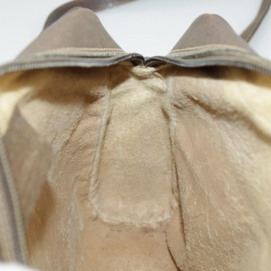 GUCCI GG Supreme Web Sherry Line Shoulder Bag PVC Beige 56 02 004 95827