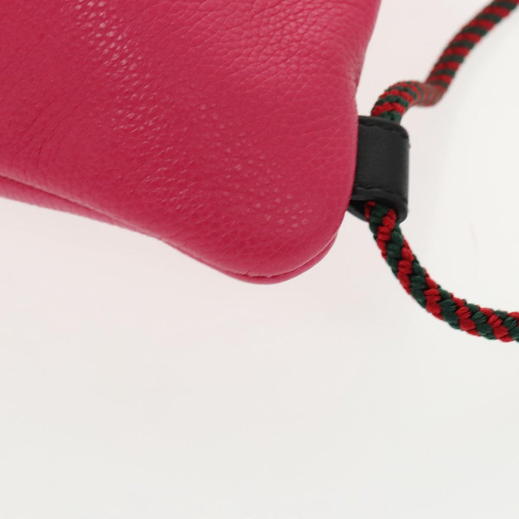 GUCCI Backpack Leather Pink 523586 95840