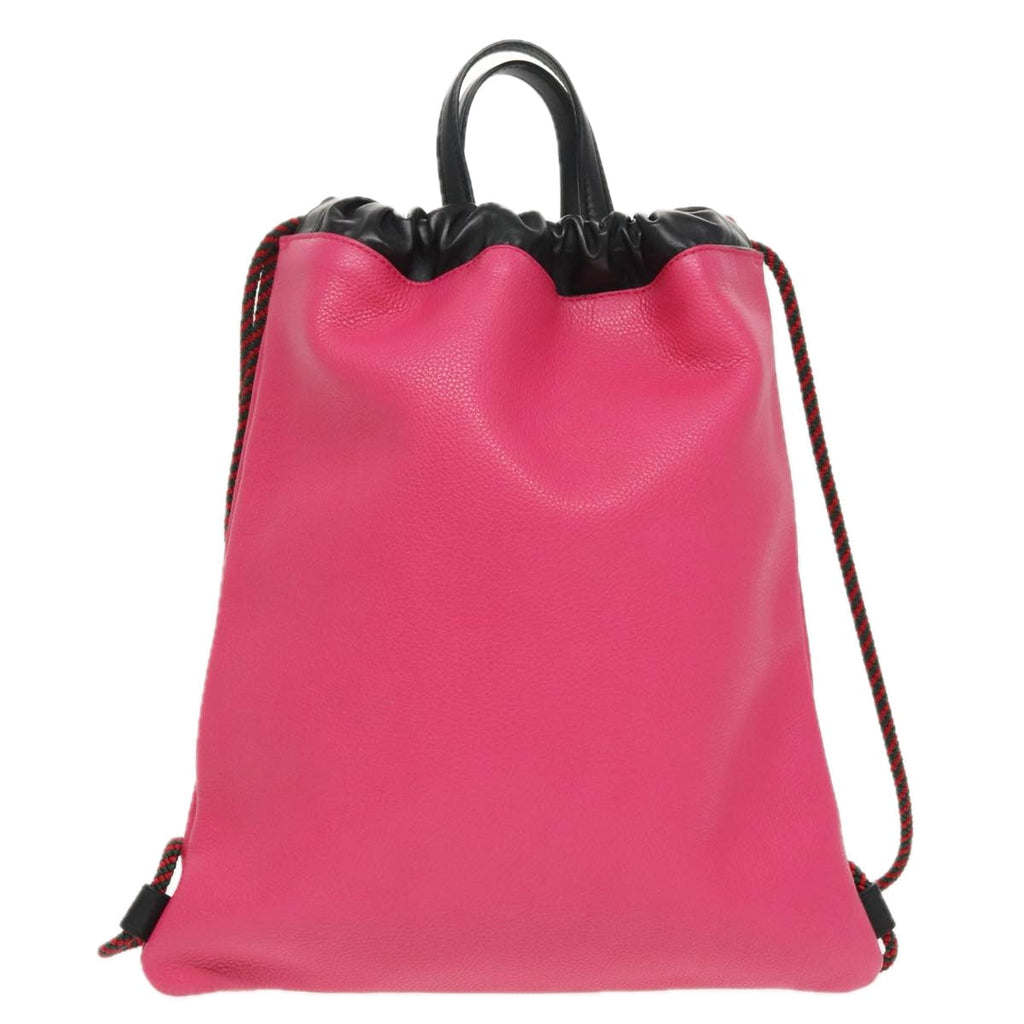 GUCCI Backpack Leather Pink 523586 95840
