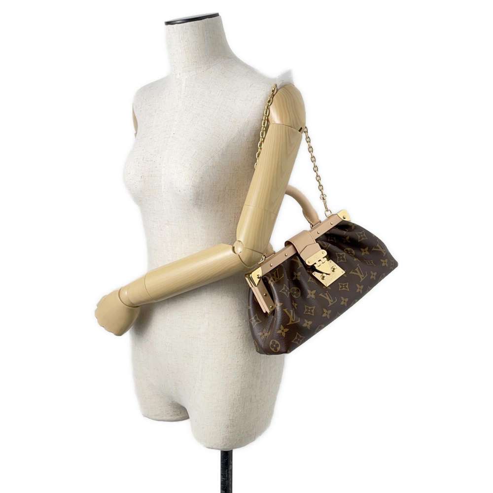 LOUIS VUITTON Monogram・Clutch Beige M46544 Monogram