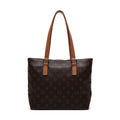 LOUIS VUITTON Monogram Kava Piano Tote Bag Monograms Brown   Business Bag  Stunt Back  Tote Bag Ship