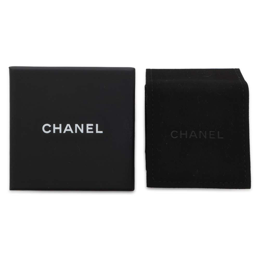 CHANEL CC Logo Pearl Ring Size 53ABD289 Metal Faux Pearl