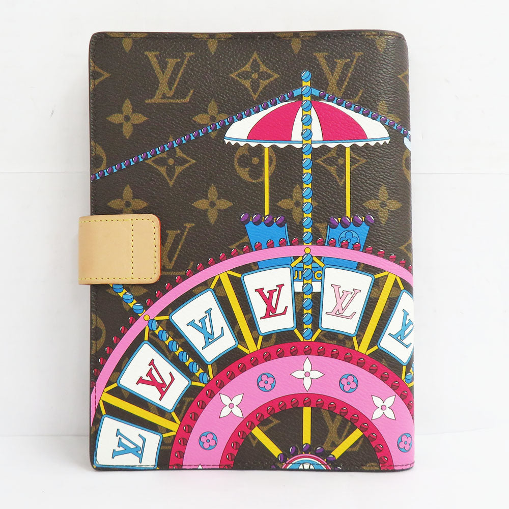 Louis Vuitton Monogram Quartz Carnival Book Cover Viviane Viewing Car Pink Little
