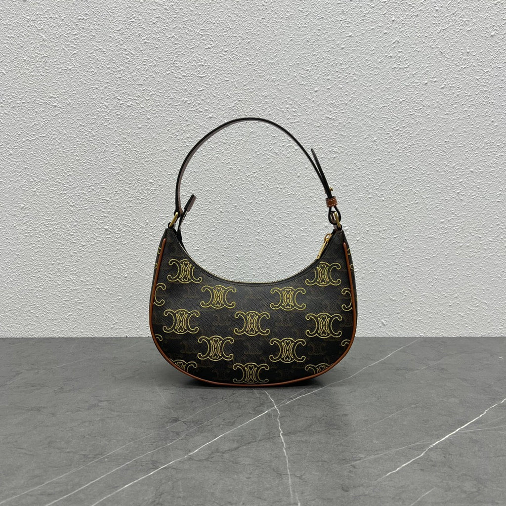 GLAMI Ava Bag In Triomphe Canvas Xl Brown For Women 9in/23.5cm