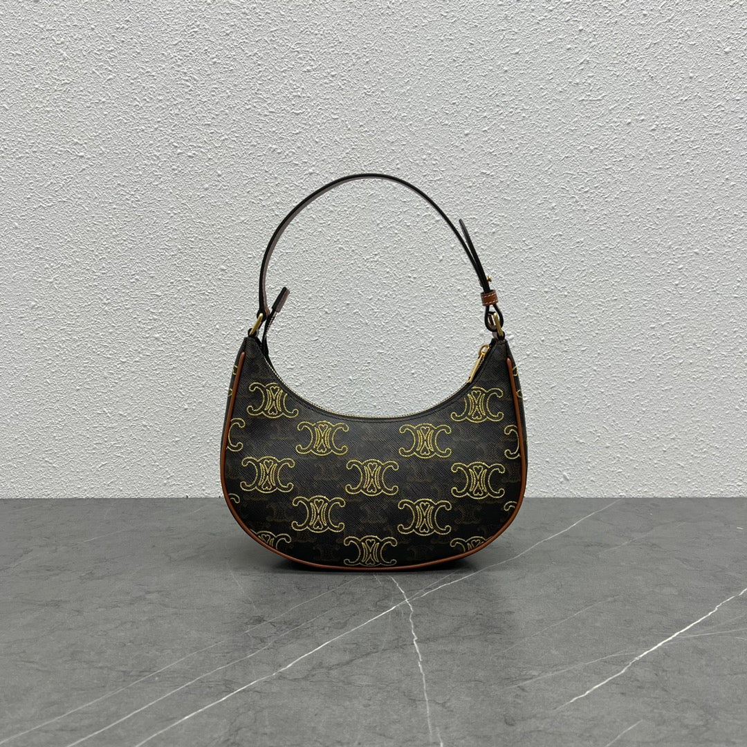 GLAMI Ava Bag In Triomphe Canvas Xl Brown For Women 9in/23.5cm