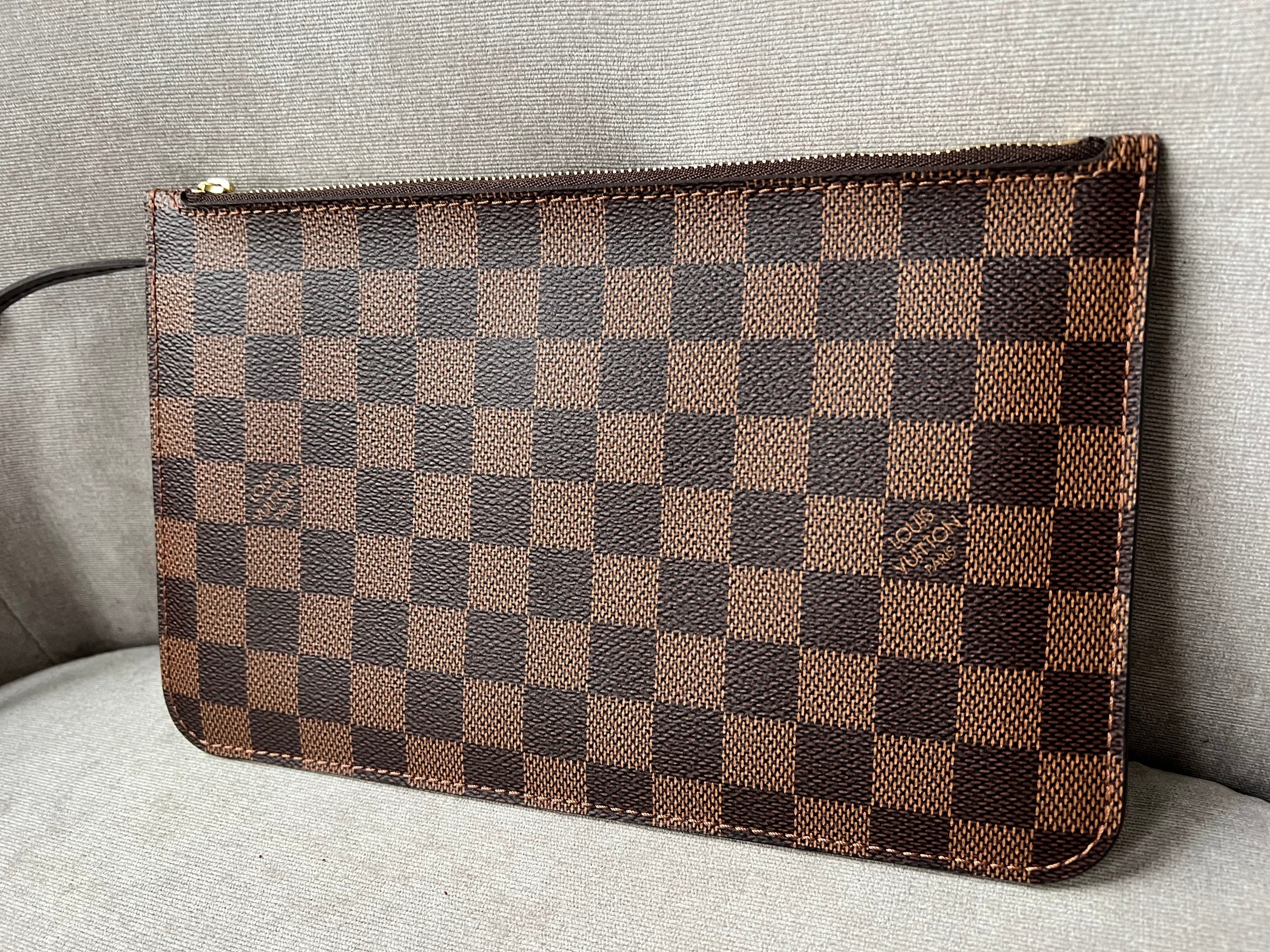 Louis Vuitton Pouch (from Neverfull) in Damier Ebene
