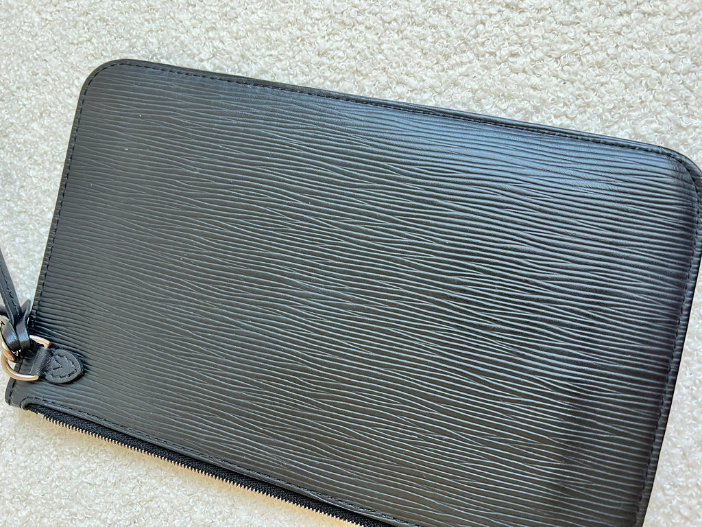 Louis Vuitton Pouch (from Neverfull) Black Epi